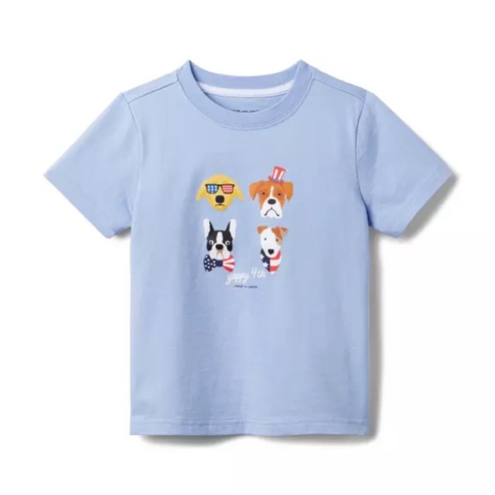 Janie and Jack 4th of July Graphic T Shirt
